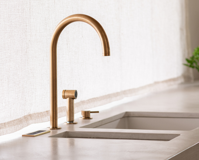 gouden kraan keuken